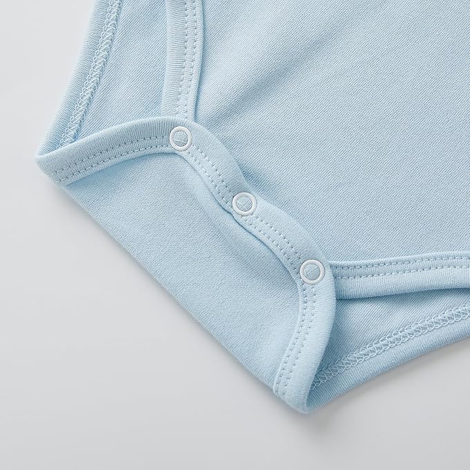 pureborn Baby Girls Boys Bodysuit Super Soft Cotton Romper 0-24 Months | - Image 4