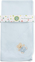 Little Me Blankets for Baby Boys' Cute Bear Swaddling Receiving Blanket by LittleMeChildrensApparel