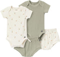 Modern Moments by Gerber Baby 4-Pack Short Sleeve Bodysuits & Shortie Set by ModernMomentsbyGerber