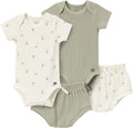 Modern Moments by Gerber Baby 4-Pack Short Sleeve Bodysuits & Shortie Set by ModernMomentsbyGerber