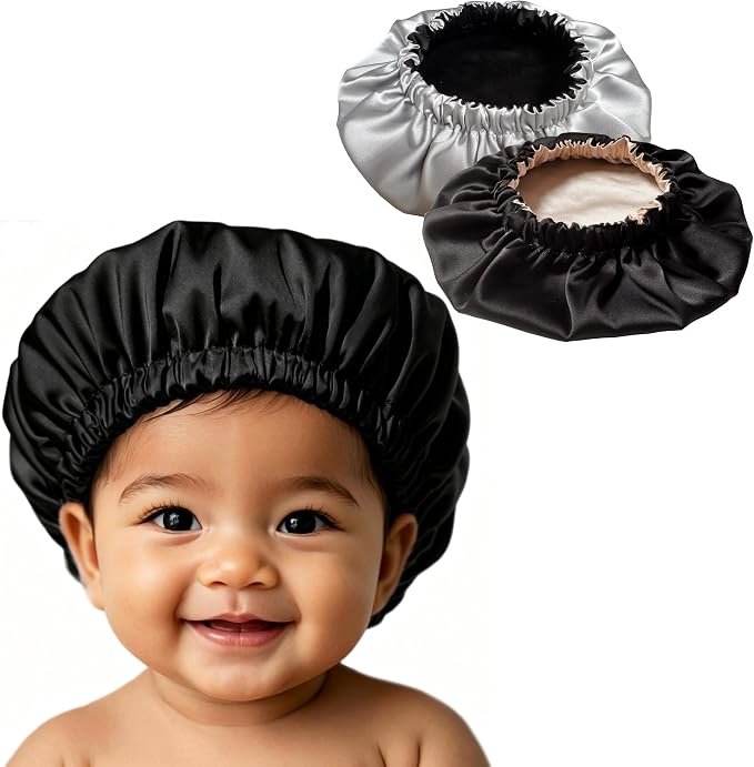 AKISS Baby Infant Newborn Toddler Satin Silk Hair Bonnet Cap by AKISS
