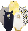 Hudson Baby Basics Unisex Baby 5-Pack Sleeveless Baby Bodysuits by HudsonBaby