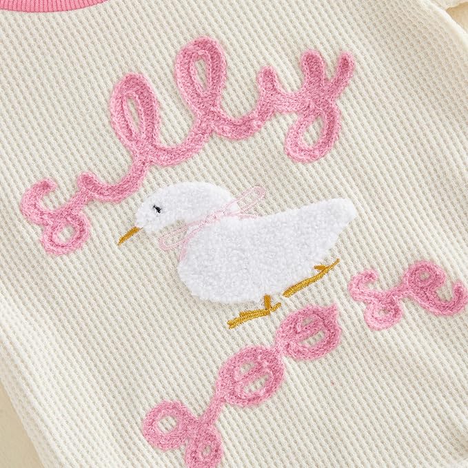 Newborn Baby Boy Girl Summer Clothes Funny Print Sweatshirt Romper Oversized - Image 6