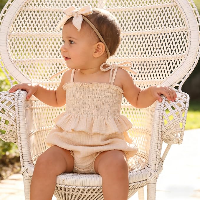 Baby Girl Romper Ruffle Newborn Girl Bodysuit Jumpsuit Baby Girl Clothes Outfit - Image 3