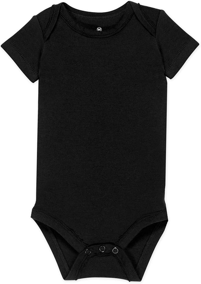 HonestBaby 5-pack Short Sleeve Bodysuits One-piece 100% Organic Cotton - Image 5