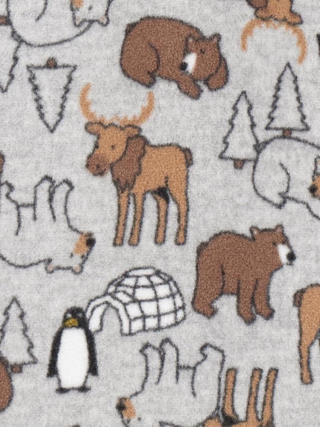 Simple Joys by Carter's Baby Boys Loose-Fit Flame Resistant Fleece Footed - Image 4