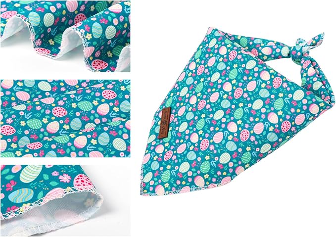 Lionet Paws Easter Dog Bandana for Medium Large Dogs - Image 3