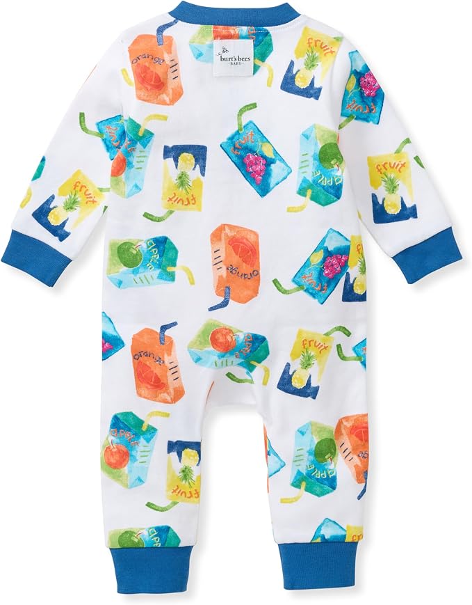 Burt's Bees Baby Unisex Sleep and Play Pajama, Footless One-Piece Zipper PJ | - Image 2