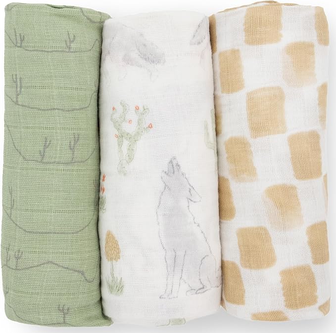 Little Unicorn Muslin Swaddle Blanket - Image 6