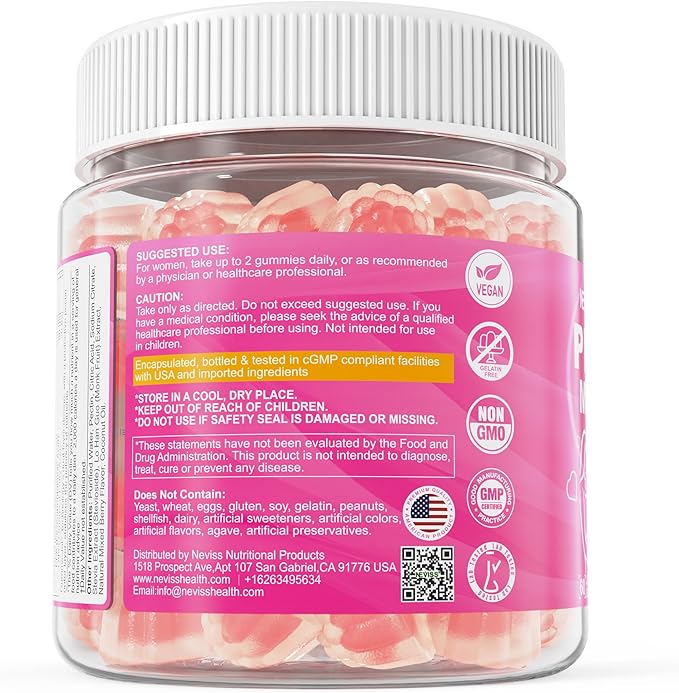 Prenatal Multivitamin Gummy for Women w/Methylfolate 1mg, Iron Choline Omega-3(DHA+EPA), Prenatal Vitamins for Women Gummies, Postnatal Vitamins | Before,During & After Pregnancy, Sugar Free,120Cts
