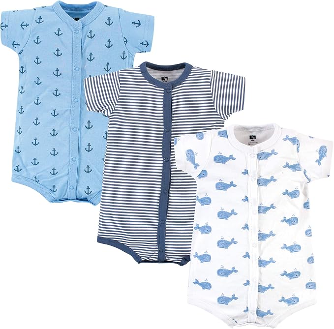 Hudson Baby Unisex Cotton Rompers - Image 2