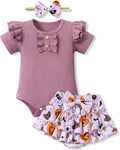 HONGTEYA Baby Girl Clothes Set Newborn Infant Summer Outfits by HONGTEYA