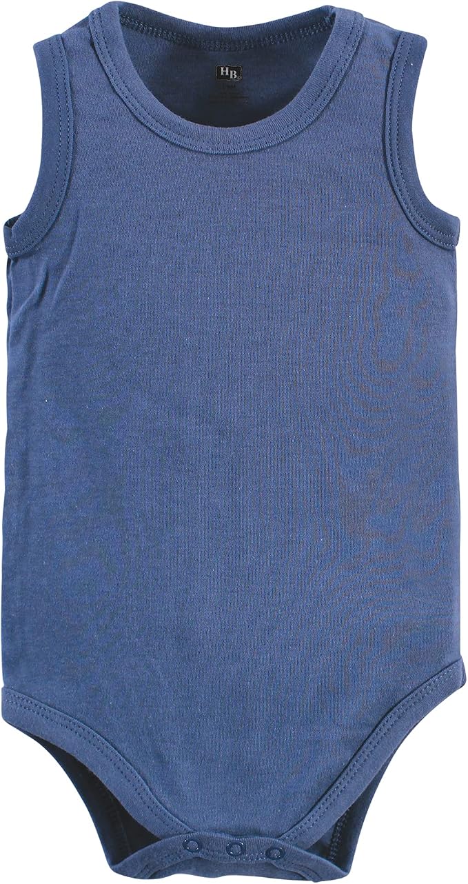 Hudson Baby Unisex Baby Cotton Sleeveless Bodysuits - Image 3