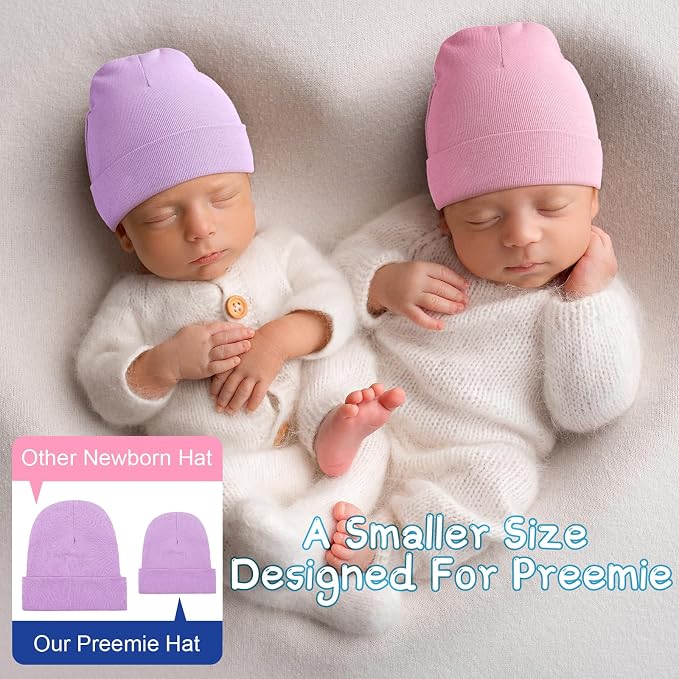 Newcotte 6 Preemie Hats - Image 4