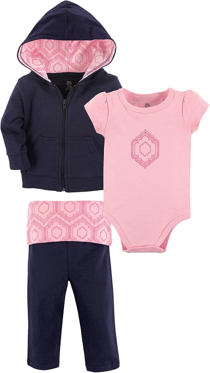 Yoga Sprout Bodysuit, and Track Jacket Set - Image 2