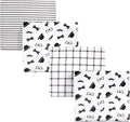 Little Treasure Unisex Baby Cotton Flannel Receiving Blankets, Gentleman 4-Pack by Little+Treasure