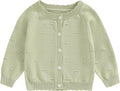 Baby Girl Cardigan Long Sleeve Button Up Sweater Toddler Girl Fall Outfits by Faithtur