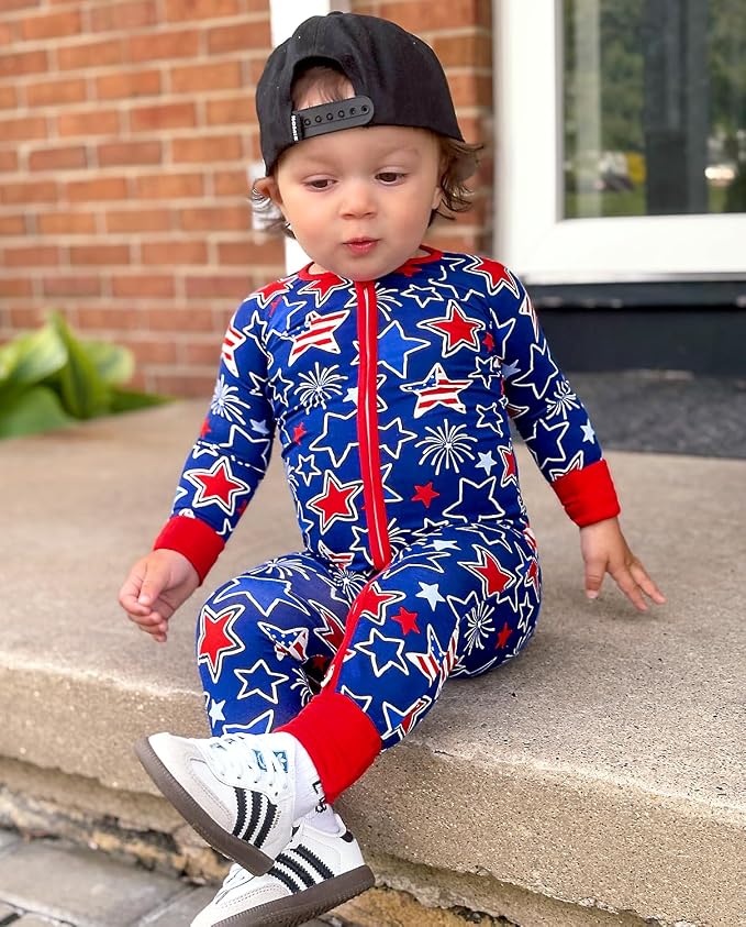 babee Reshinee Bamboo Viscose Baby Footie Pajama, Zipper Sleeper Boys Girls | - Image 3