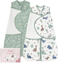 Baby Swaddle Sleep Sack 3-6 Months, Cotton Swaddles by FIEMOL