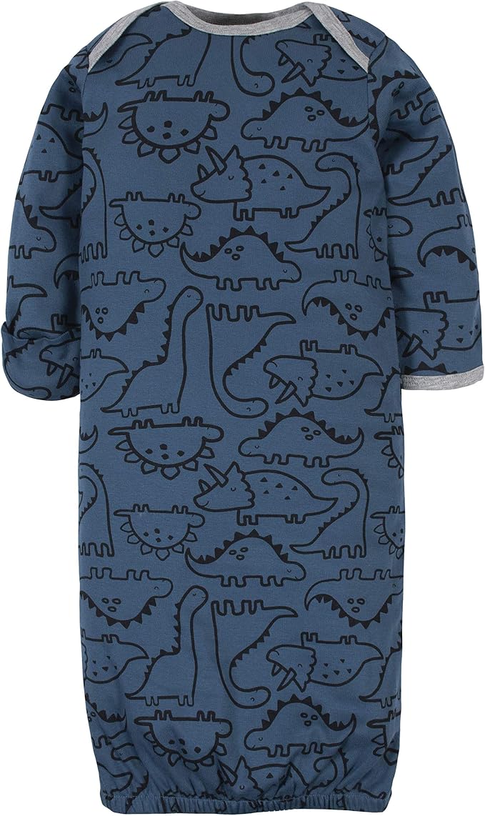 Gerber Baby Boys 4-Pack Sleeper Gown - Image 4