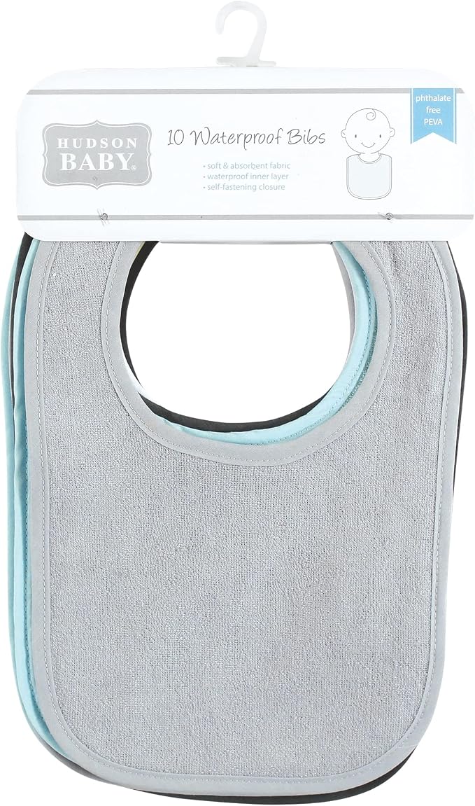 Hudson Baby Unisex Baby Drooler Bib - Image 2