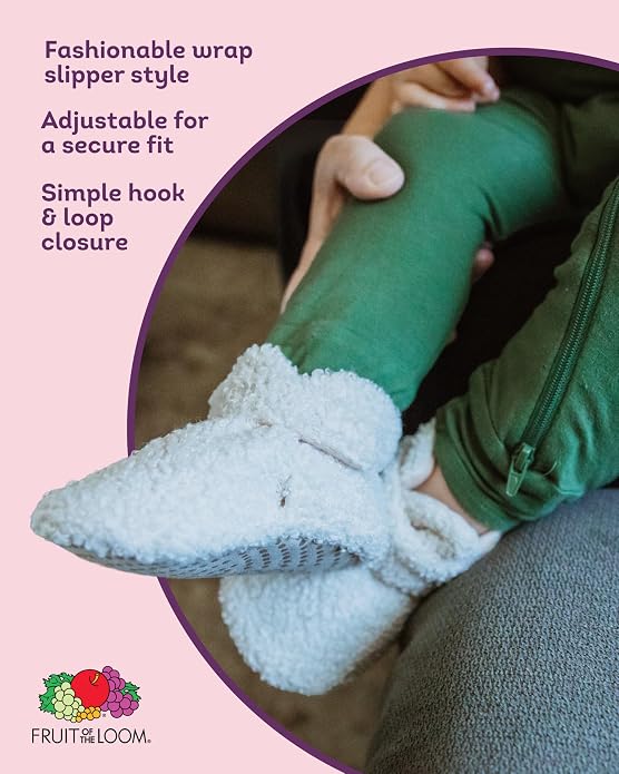 Fruit of the Loom Cozy Thermal Wrap Booties - Image 2