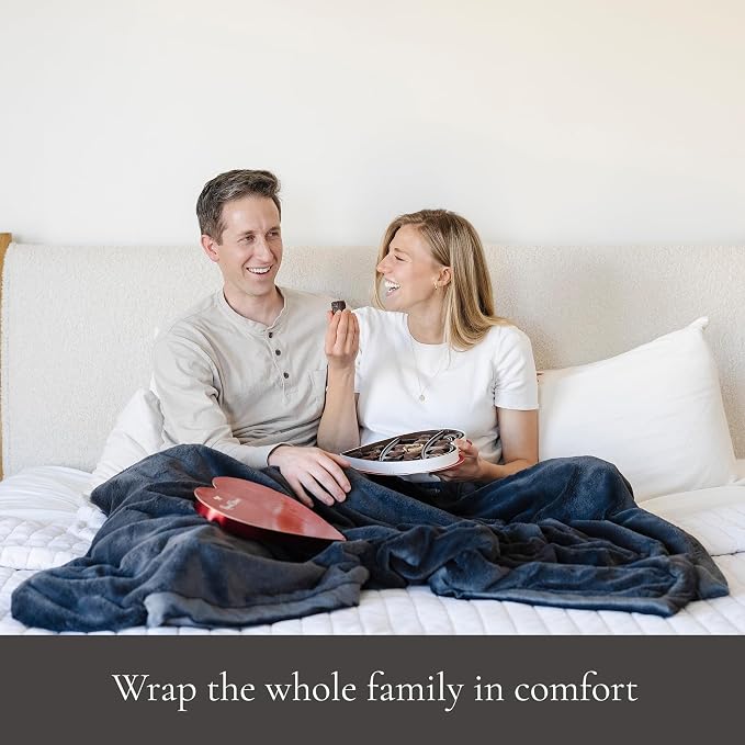 Saranoni Oversized Luxury Blanket | Breathable Super Soft, Plush Comfy Blankets - Image 4