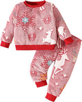 Jecson Toddler Girl Clothes Baby Girl Fleece Hoodie Outfits Thick Thermal by WarmthLoveinStitches