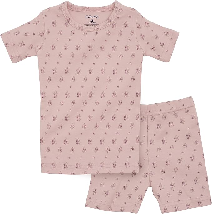 AVAUMA Baby Boys Girls Pajama Set 6M-7T Kids Cute Toddler Snug fit Pattern by AVAUMA