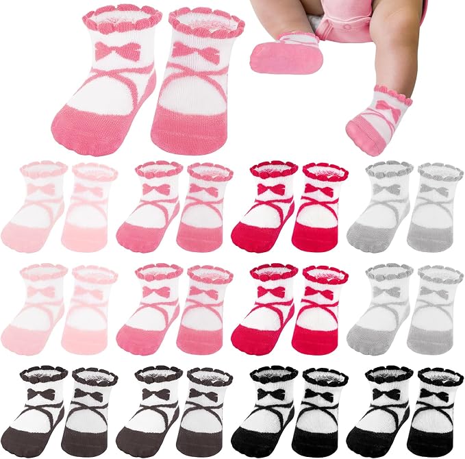 Toulite 12 Pairs Preemie Ankle Socks by Toulite