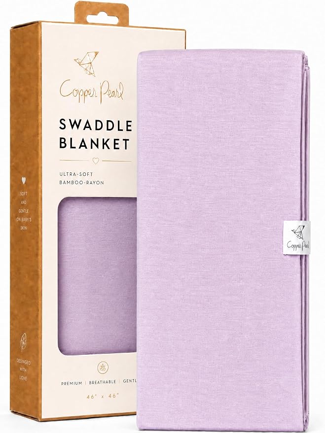 Copper Pearl Swaddle Blankets for Newborns | Soft Stretchy Receiving Blankets by CopperPearl