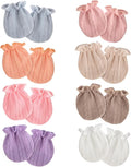 AQOKKA Newborn Baby Mittens No Scratch Cotton Elastic Wrist Gloves Infant by AQOKKA