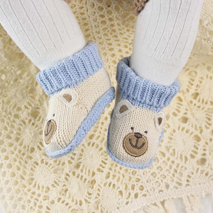 Baby Booties Newborn Infant Hand Crochet Knit Cotton Shoes Booties First - Image 7