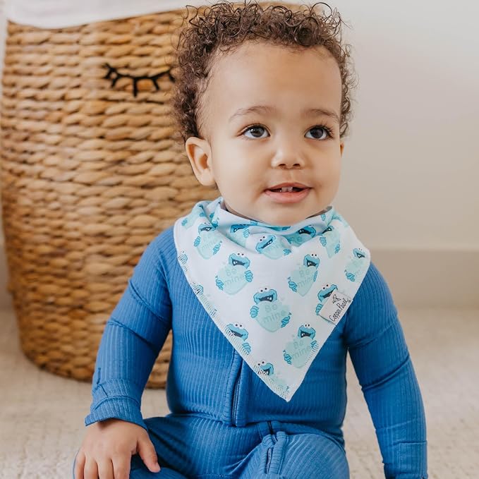 Copper Pearl Baby Bibs 4 Pack, Printed Bandana Drool Bibs - Image 7