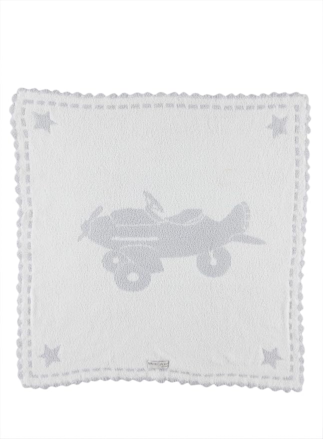 Barefoot Dreams CozyChic Scalloped Baby Receiving Blanket - Image 2