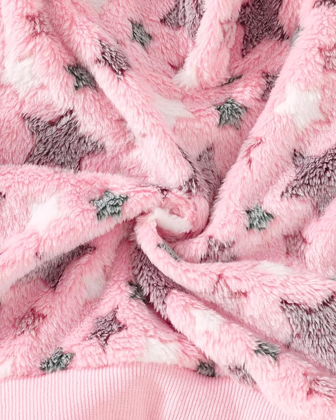 Jecson Toddler Girl Clothes Baby Girl Fleece Hoodie Outfits Thick Thermal - Image 6