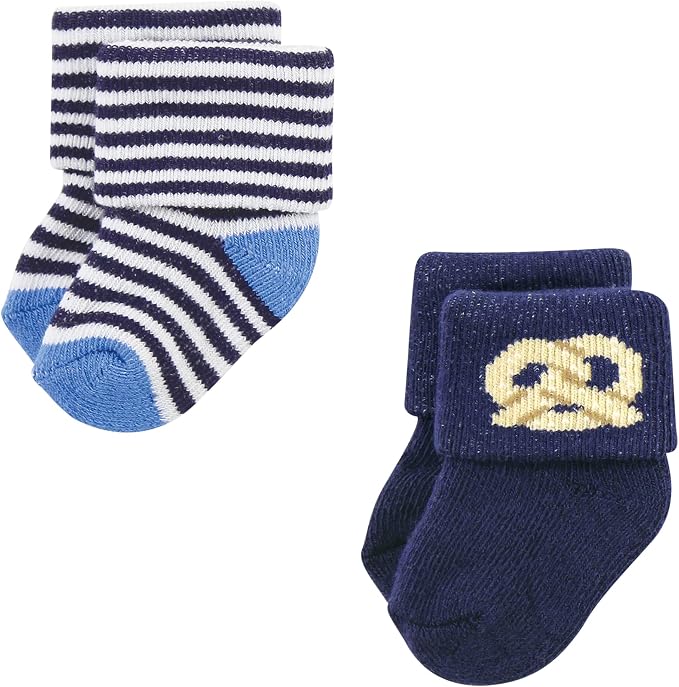 Hudson Baby Baby 8-pack Cotton Rich Newborn and Terry Socks - Image 6
