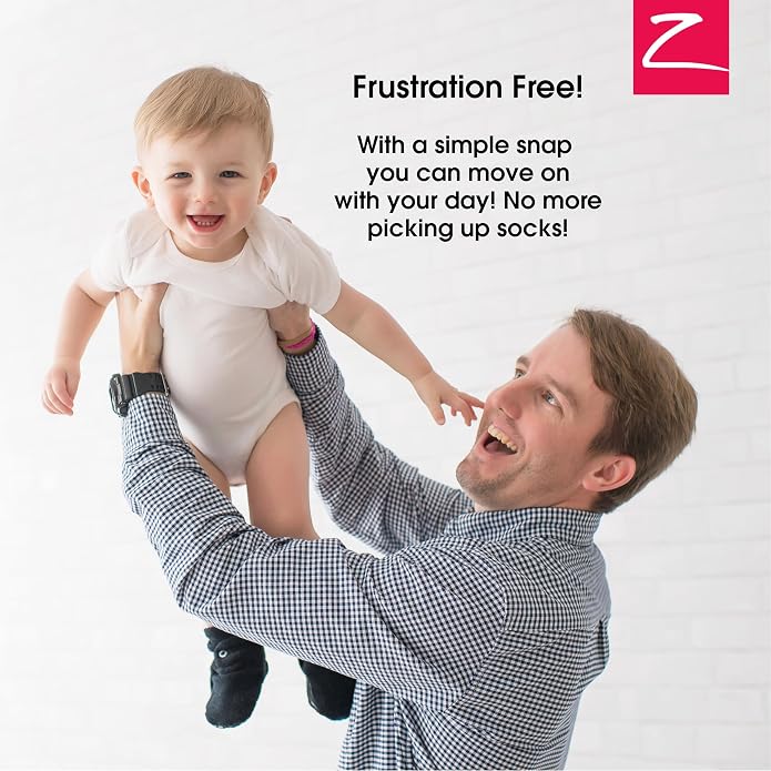 Zutano Unisex Organic Cotton Baby Booties, Stay-On and Non-Slip, Newborn to - Image 4