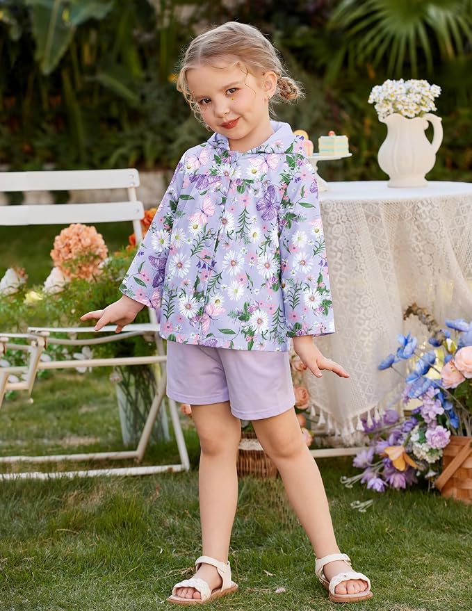 Arshiner Toddler Girls Waterproof Hooded Coat Jacket Outwear Raincoat - Image 2