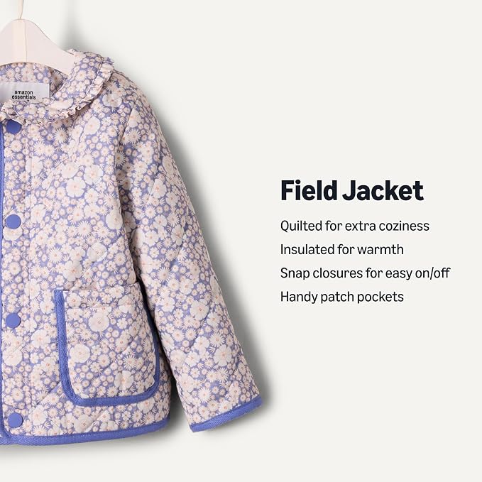 Amazon Essentials x Sofia Grainge Toddler and Baby Girls' Midweight Quilted - Image 2