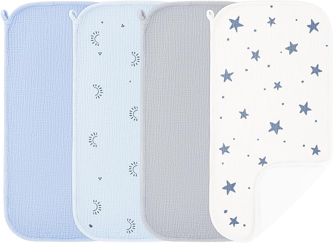 Susurration Muslin Burp Cloths, Soft Baby Burping Cloths by Susurration