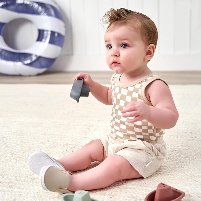Gerber Baby Boys Multi-Pack Sleeveless Onesies Bodysuit - Image 5