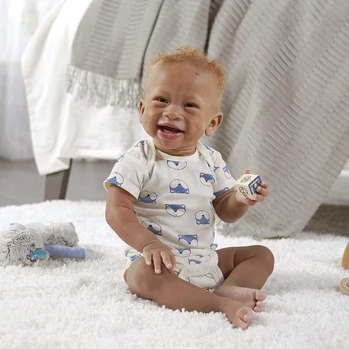 Gerber Baby Boys' 5-pack Variety Onesies Bodysuits - Image 4