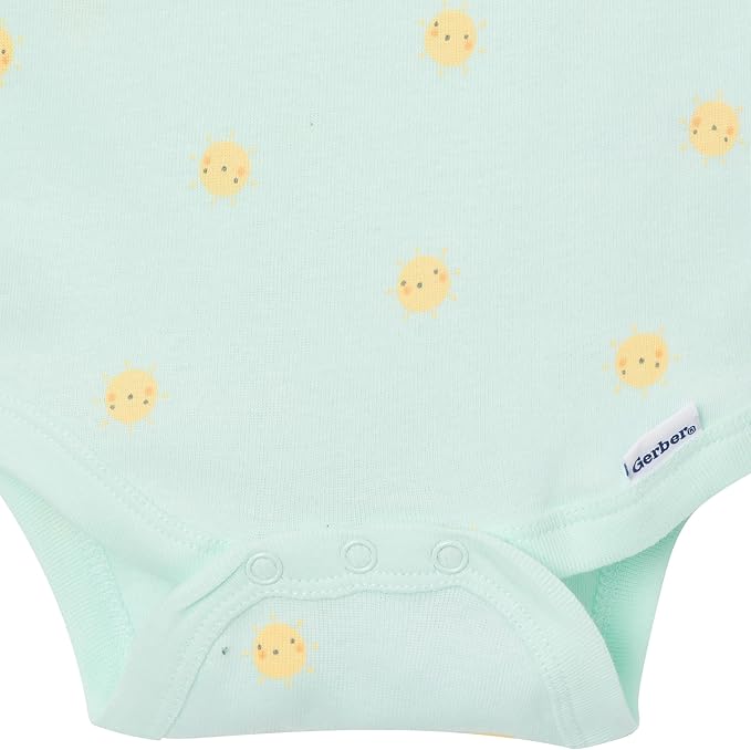 Gerber Baby Girls Multi-Pack Sleeveless Onesies Bodysuit - Image 9