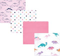 Hudson Baby Unisex Baby Cotton Flannel Receiving Blankets, CuteASaurus by HudsonBaby