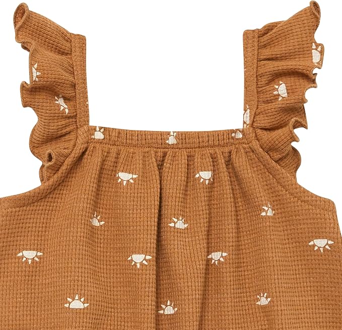 Modern Moments by Gerber Baby Girls' Mini Flutter Sleeve Bubble Romper - Image 2