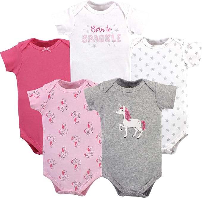 Hudson Baby Unisex Baby Cotton Bodysuits by HudsonBaby
