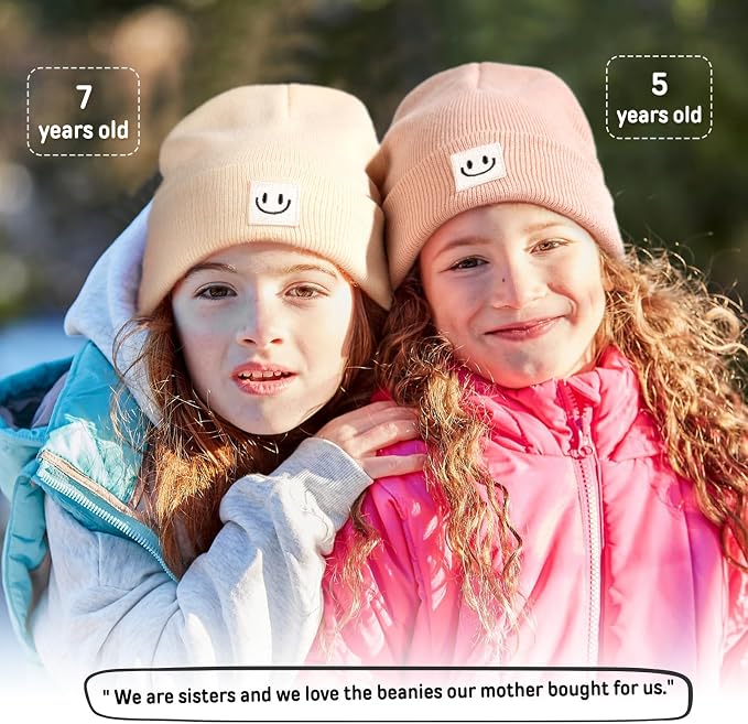 FURTALK Baby Beanie 2 Pack Toddler Winter Hat Embroidered Knit Cap Ages 0-8 | - Image 5