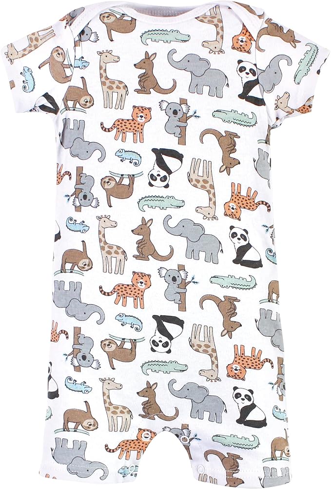 Hudson Baby Unisex Cotton Rompers - Image 4