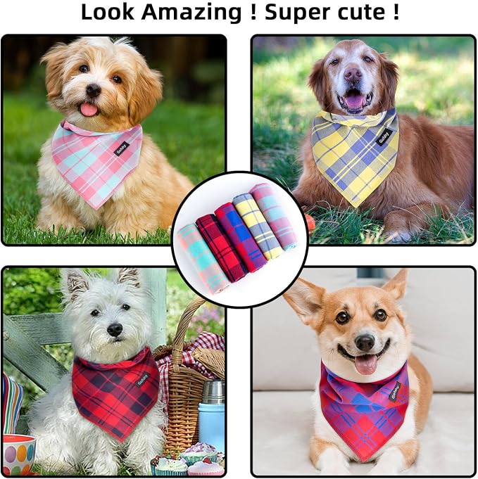 Spring Dog Bandana XLarge Cotton - Image 6